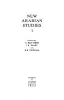 Cover of: New Arabian Studies (Vol 3) by 