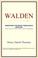 Cover of: Walden (Webster's Spanish Thesaurus Edition)