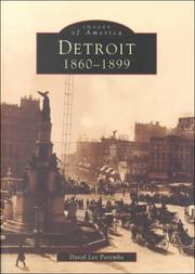 Cover of: Detroit 1860-1899