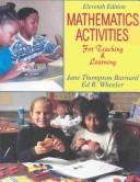 Cover of: MATHEMATICS ACTIVITIES FOR TEACHING & LEARNING