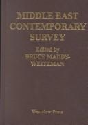 Cover of: Middle East Contemporary Survey: 1998 (Middle East Contemporary Survey)