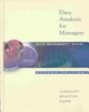 Cover of: Data Analysis for Managers with Microsoft Excel