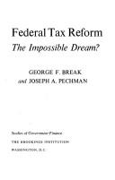 Cover of: Federal Tax Reform