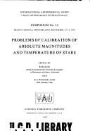 Problems of calibration of absolute magnitudes and temperature of stars by B. Hauck, Bengt E. Westerlund