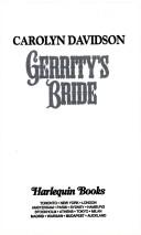 Gerrity's Bride by Carolyn Davidson