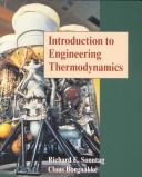 Cover of: Introduction to Engineering Thermodynamics by Richard E. Sonntag