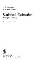 Cover of: Statistical Estimation: Asymptotic Theory (Stochastic Modelling and Applied Probability)