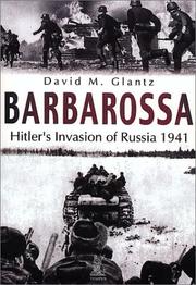 Barbarossa by David M. Glantz