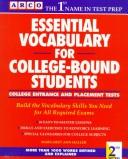 Cover of: Arco Essential Vocabulary for College-Bound Students