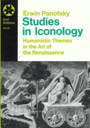 Cover of: Studies in Iconology by Erwin Panofsky