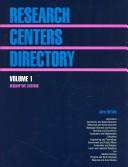 Cover of: Research Centers Directory