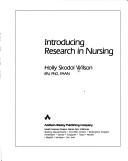 Cover of: Introducing Research in Nursing by Holly Skodol Wilson