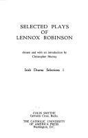 Cover of: Selected Plays (Irish Drama Selections)