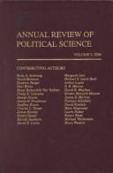 Cover of: Annual Review of Political Science: 2000 (Annual Review of Political Science)