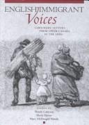 Cover of: English Immigrant Voices/Assisting Emigration to Upper Canada