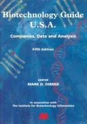 Cover of: Biotechnology guide U.S.A.: companies, data, and analysis