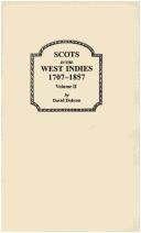 Cover of: Scots in the West Indies, 1707-1857, Volume 2 by David Dobson