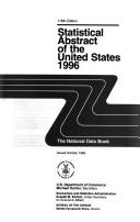 Statistical Abstract of the United States 1996 by Economics &. Sta U. S. Dept Of Commerce, States Bureau Of The C. United