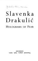 Cover of: Holograms of fear by Slavenka Drakulić, Slavenka Drakulić