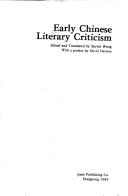 Cover of: Early Chinese Literary Criticism