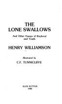 Cover of: The lone swallow by Henry Williamson