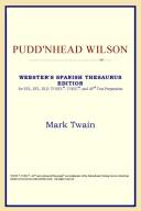 Cover of: Pudd'nhead Wilson (Webster's Spanish Thesaurus Edition) by ICON Reference