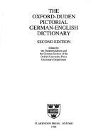 Cover of: The Oxford-Duden Pictorial German-English Dictionary