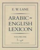 Cover of: Arabic-English Lexicon by Edward William Lane