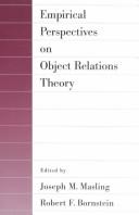 Cover of: Empirical Perspectives on Object Relations Theory