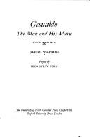 Gesualdo by Watkins, Glenn, Elson