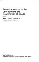 Recent advances in the development and germination of seeds by International Workshop on Seeds (3rd 1989 Williamsburg, Va.)