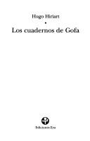 Cover of: Cuadernos De Gofa (Biblioteca Era)