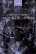 The syntax of Old Norse by Jan Terje Faarlund