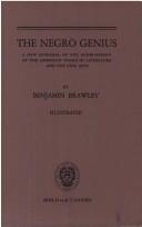 Cover of: Negro Genius by Benjamin Griffith Brawley