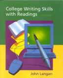 Cover of: COLLEGE WRITING SKILLS ANNOTATED INSTRUCOR'S EDITION by John LANGAN