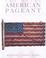 Cover of: The Brief American Pageant