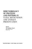 Cover of: Immunobiology of Proteins and Peptides (Advances in Experimental Medicine and Biology) by International Symposium on the Immunobiology of Proteins and Peptides (4th 1986 Las Vegas, Nev.), M. Zouhair Atassi, Howard L. Bachrach, M. Zouhair Atassi, Howard L. Bachrach