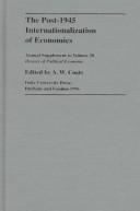 The Post-1945 Internationalization of Economics (History of Political Economy Annual Supplement)