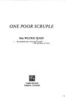 Cover of: One Poor Scruple (The Tabb House Encore Series)