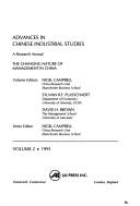 Cover of: Advances in Chinese Industrial Studies