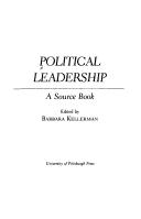 Cover of: Political leadership: a source book