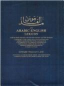 Arabic-English lexicon by Edward William Lane