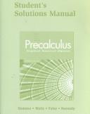Cover of: Precalculus: Graphical, Numerical, Algebraic Student Solutions Manual