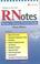 Cover of: RNotes