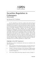 Cover of: Securities Regulation in Cyberspace