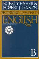 Beginning Lessons on English by Robert J. Dixson