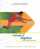 Cover of: Concepts in Algebra  by James T. Fey, M. Kathleen Heid, Richard D. Good, James Taylor Fey