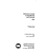 Cover of: Reference Guide to Handbooks & Annuals (Reference Guide to Handbooks & Annuals) by J. William Pfeiffer, John E. Jones, J. William Pfeiffer, John E. Jones