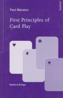 Cover of: First Principles of Card Play (Batsford Bridge) by Paul Marston