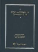 Cover of: Fundamentals of Property Law